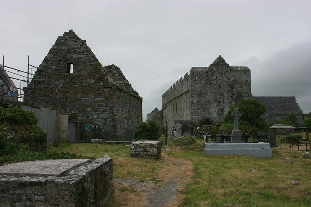 The roofless walls of Ardfert Cathedral