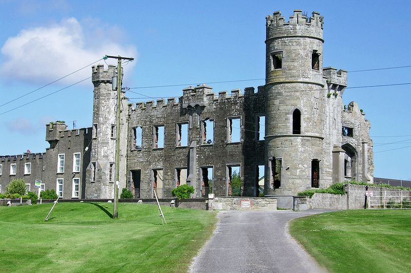 The ruins of Ballyheigue Castle