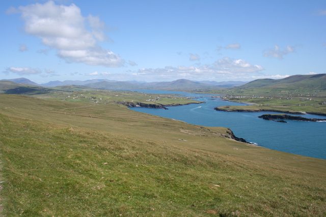 Looking east from Bray Head on Valentia over the Portmagee Channel