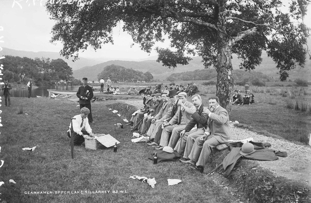 A Picnic by the Upper Lake, about 1897