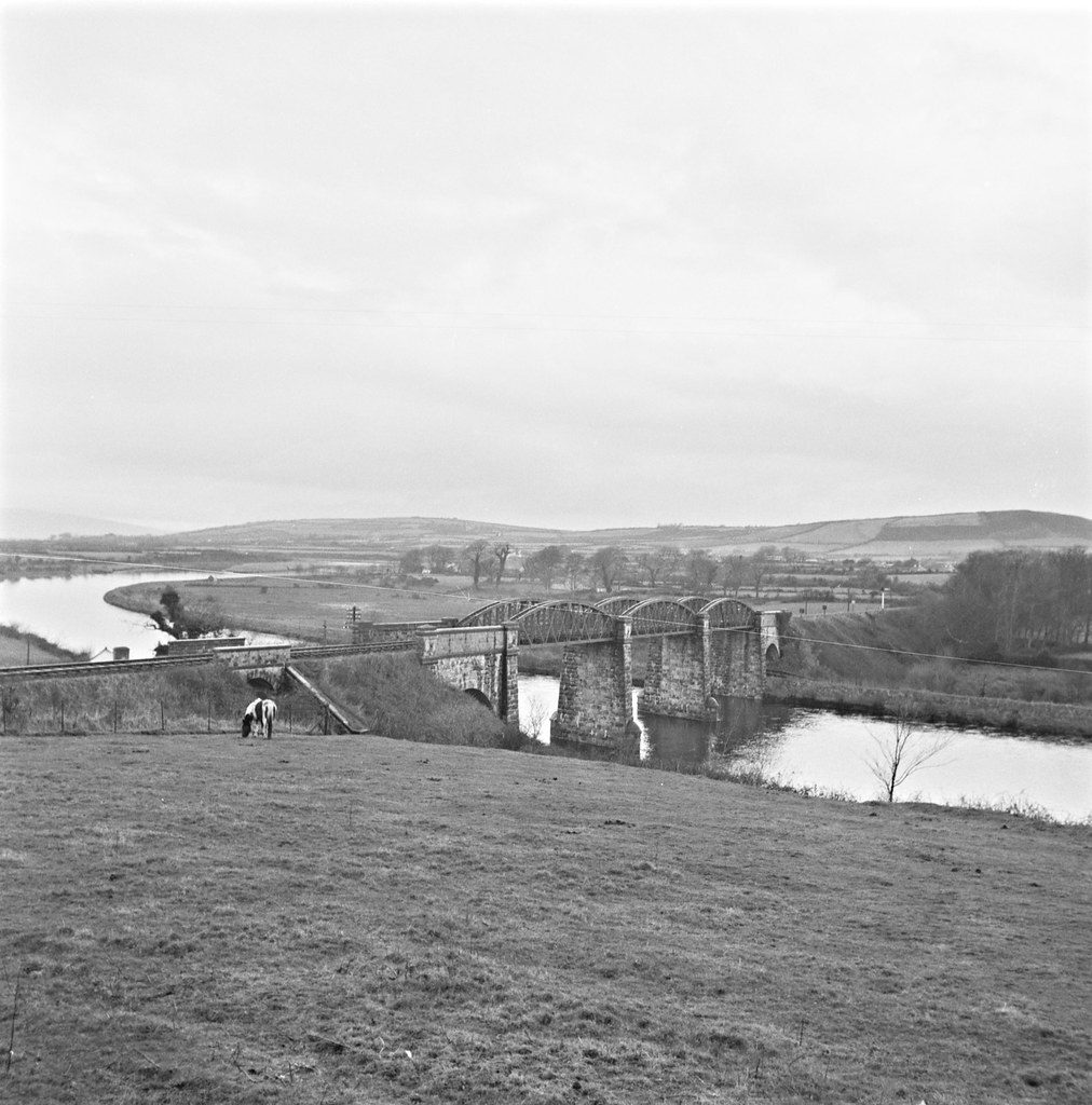 The Railway Viaduct, Killorglin, january 1960